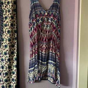 Dress with open back